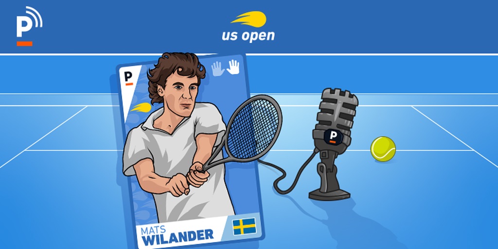 US Open med Pinnacles ambassadör Mats Wilander
