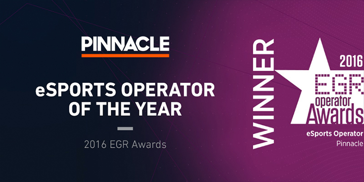 Pinnacle獲評為年度最佳電子競技營運商